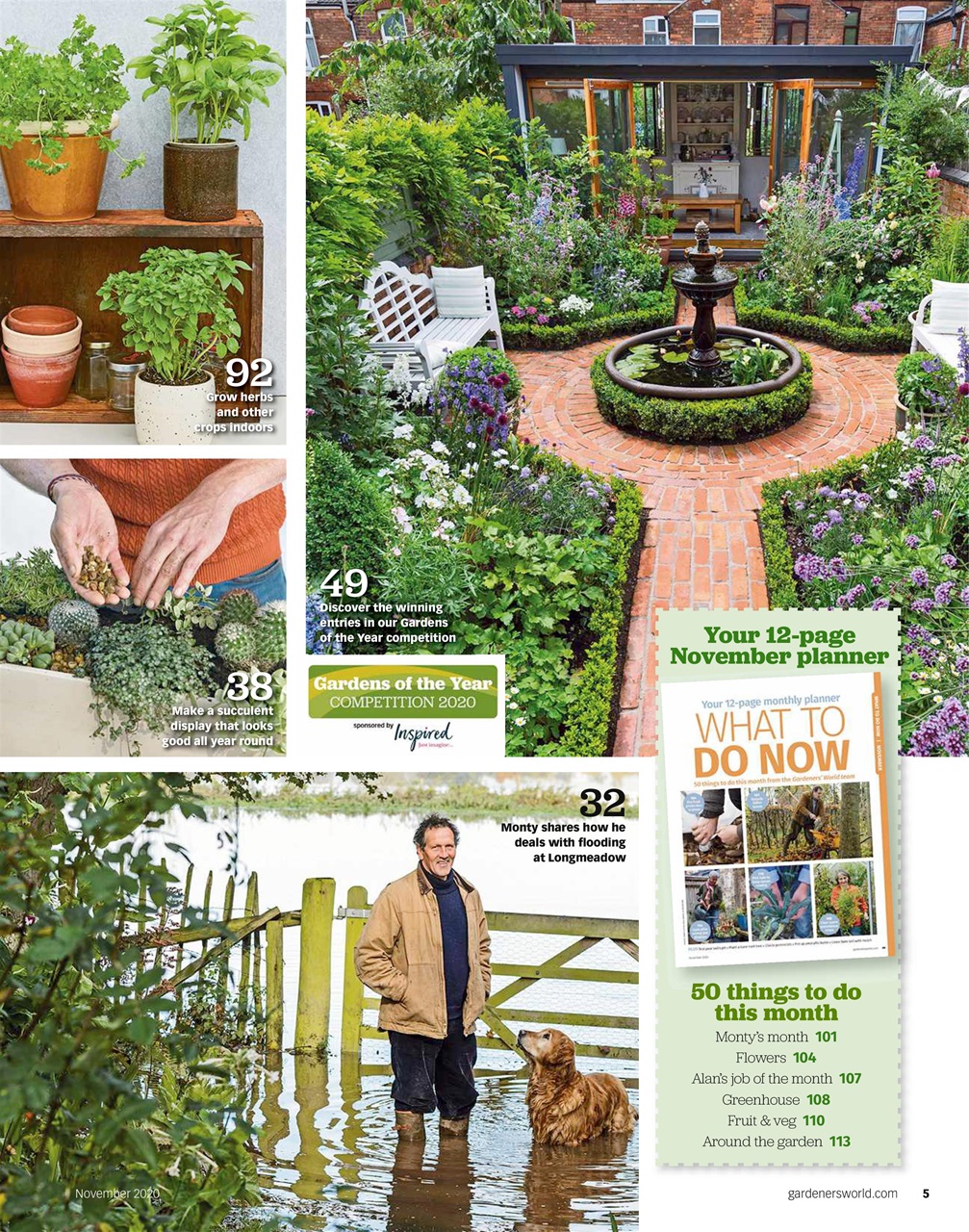 BBC Gardeners’ World Magazine Preview Pages