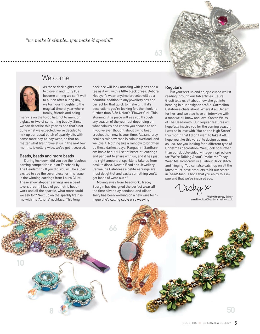 Bead & Jewellery Magazine Preview Pages