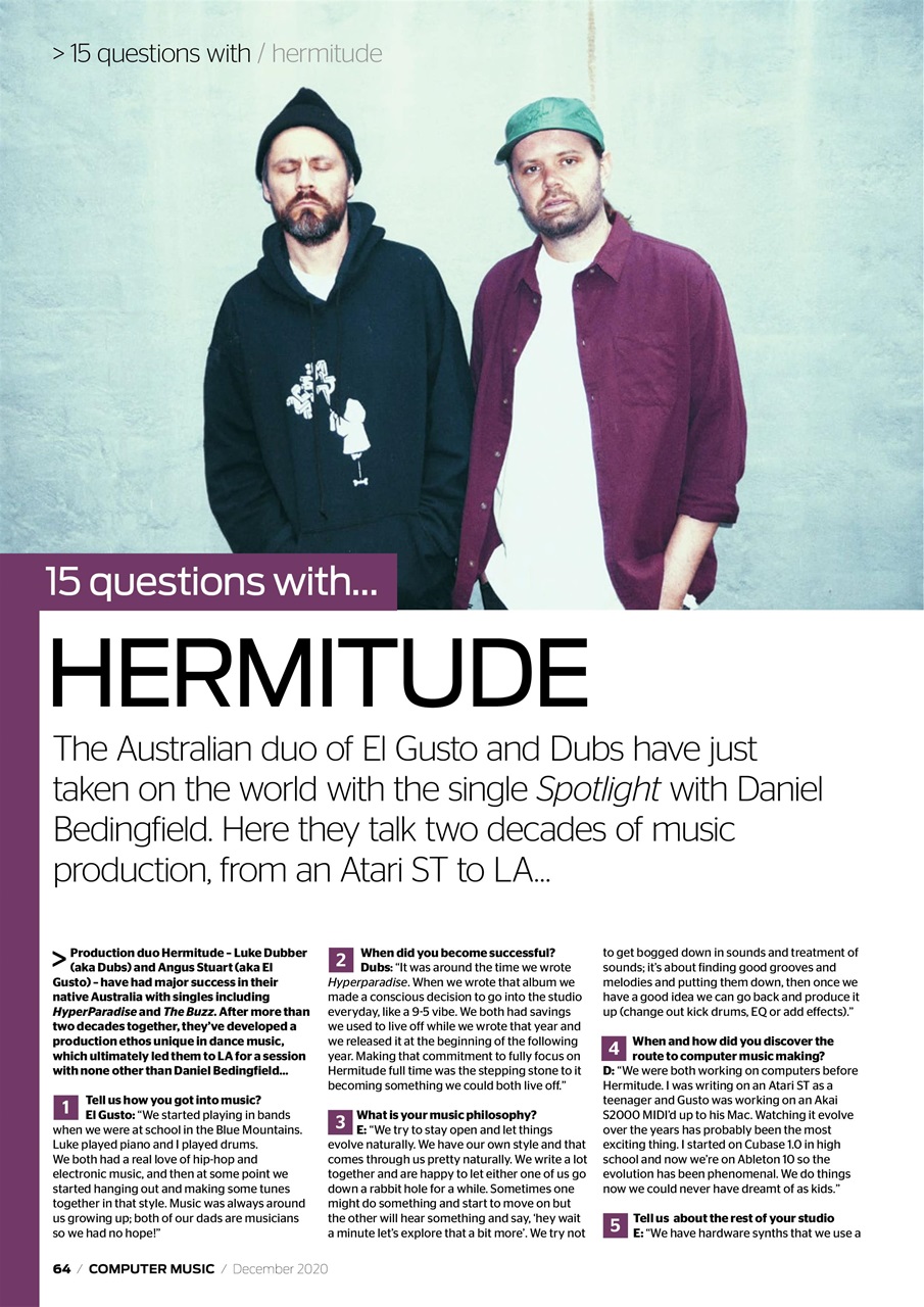 Computer Music Preview Pages