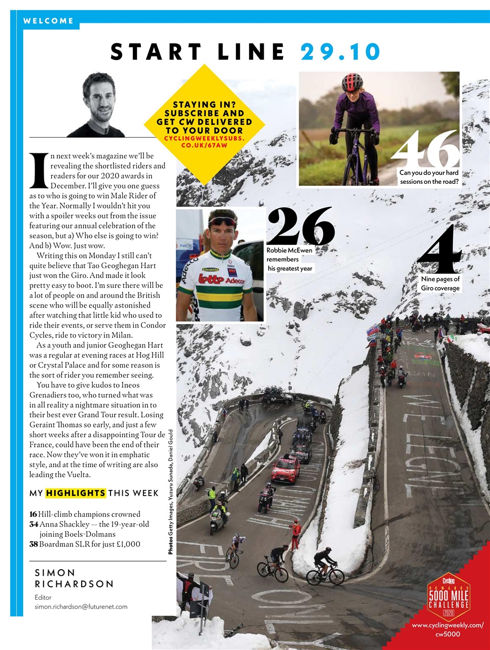 Cycling Weekly Preview Pages