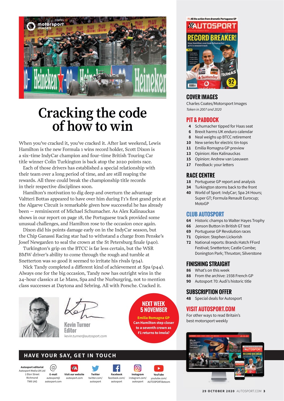 Autosport Preview Pages