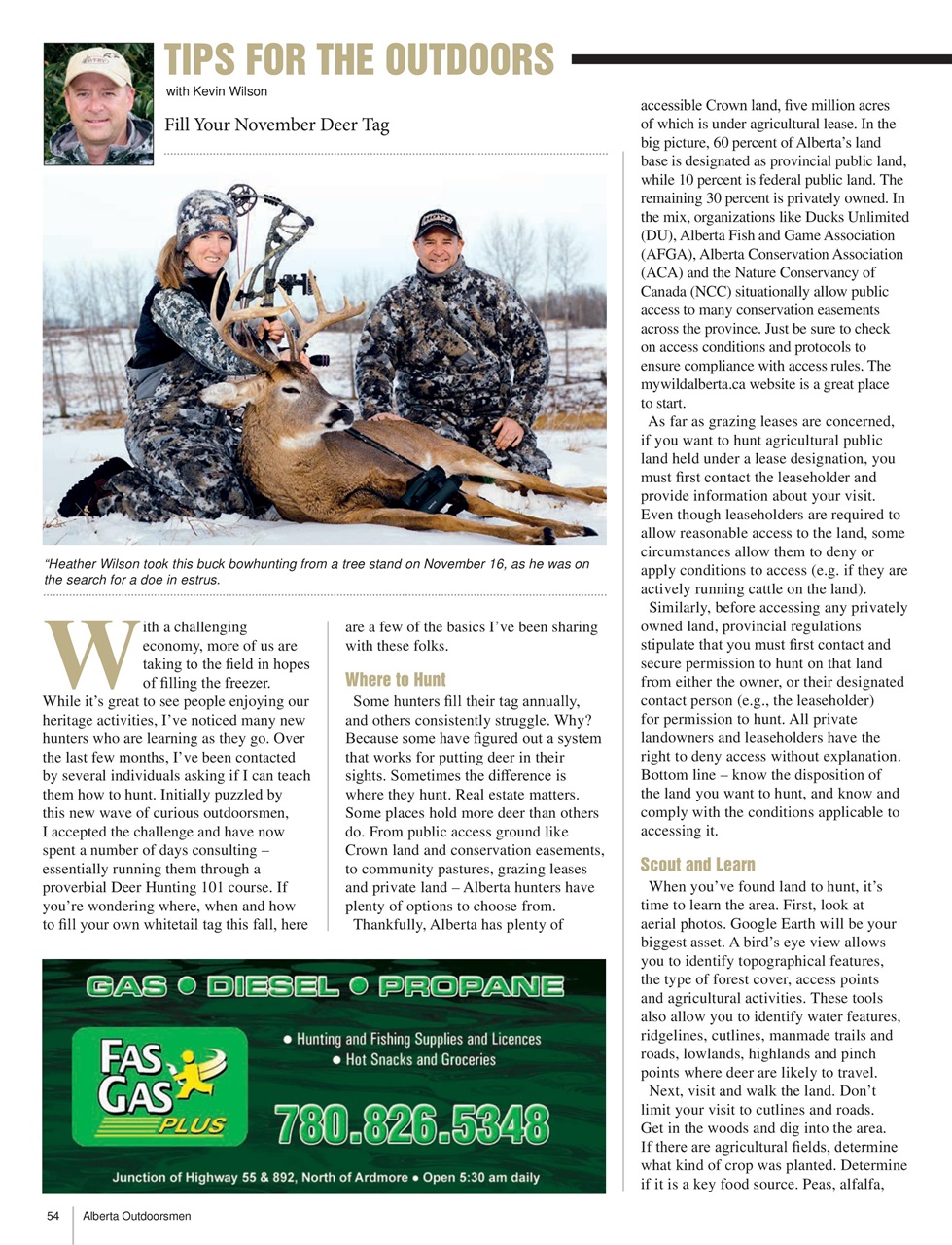 Alberta Outdoors Preview Pages