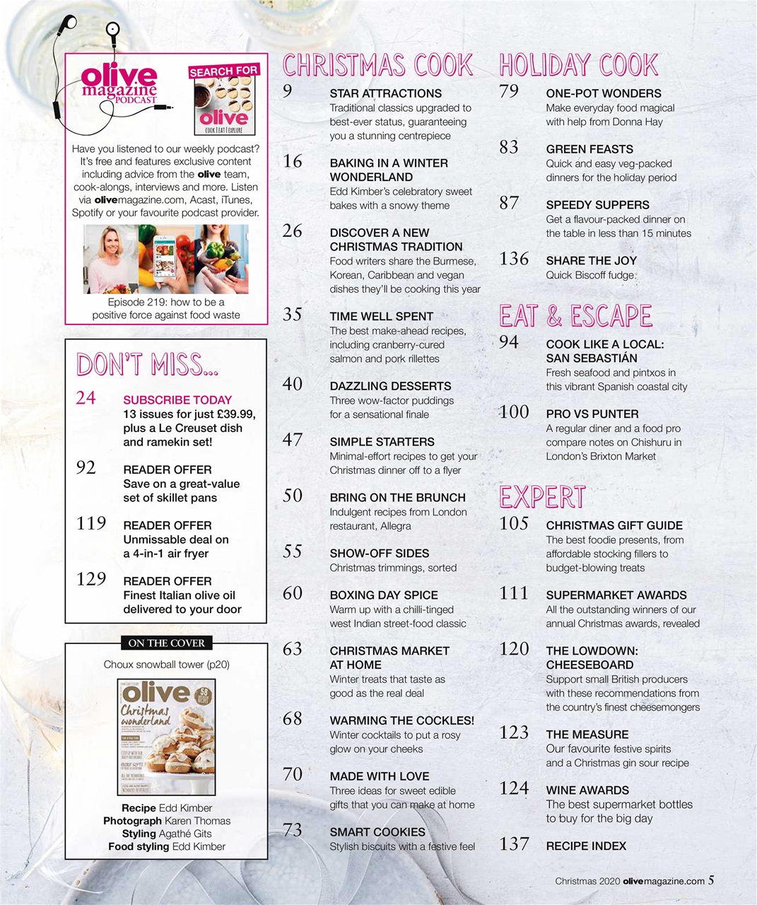 Olive Magazine Preview Pages