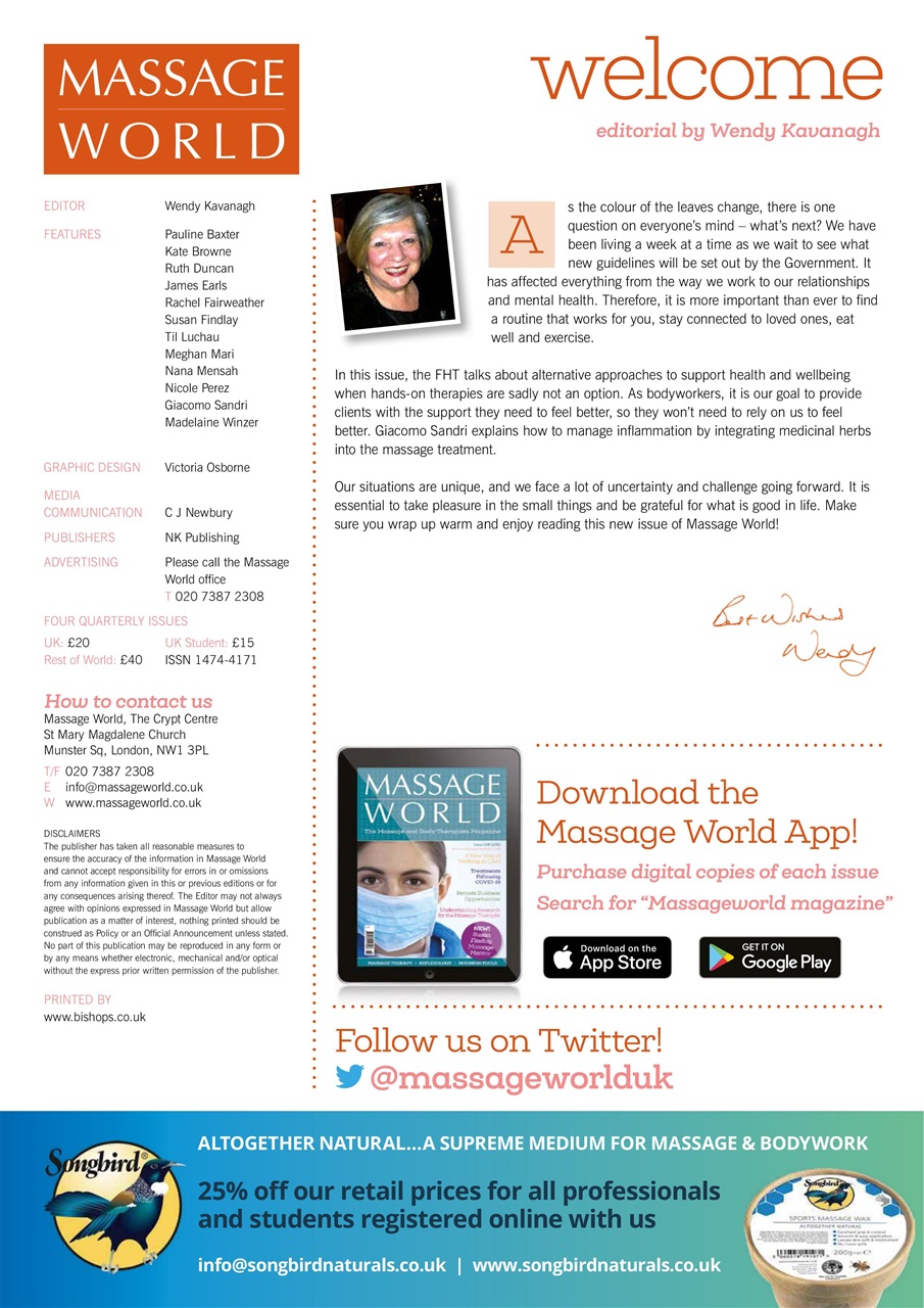 Massage World Preview Pages