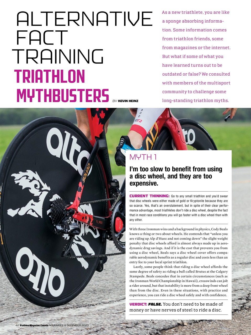Triathlon Magazine Canada Preview Pages
