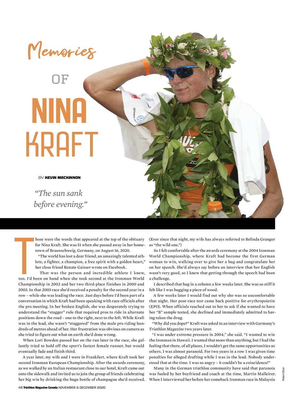 Triathlon Magazine Canada Preview Pages