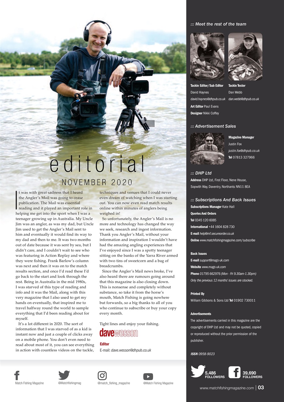 Match Fishing Preview Pages