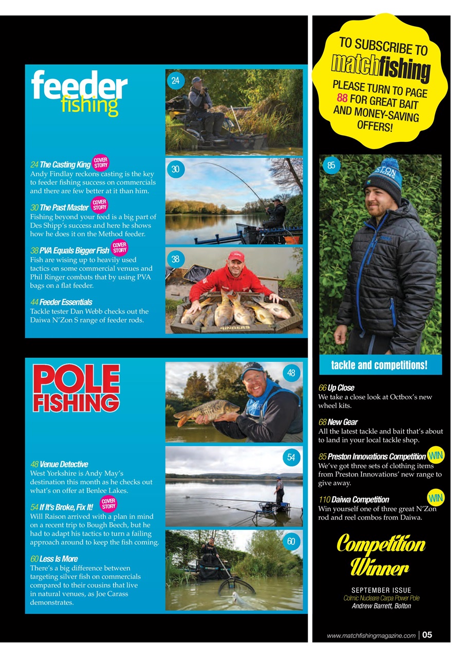 Match Fishing Preview Pages