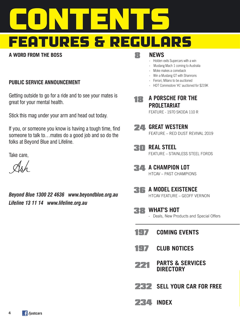 JUST CARS Preview Pages