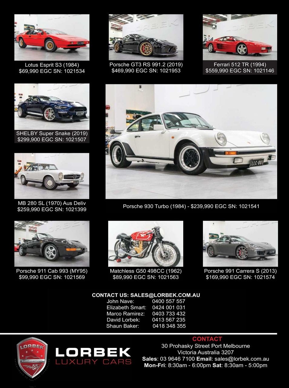 JUST CARS Preview Pages