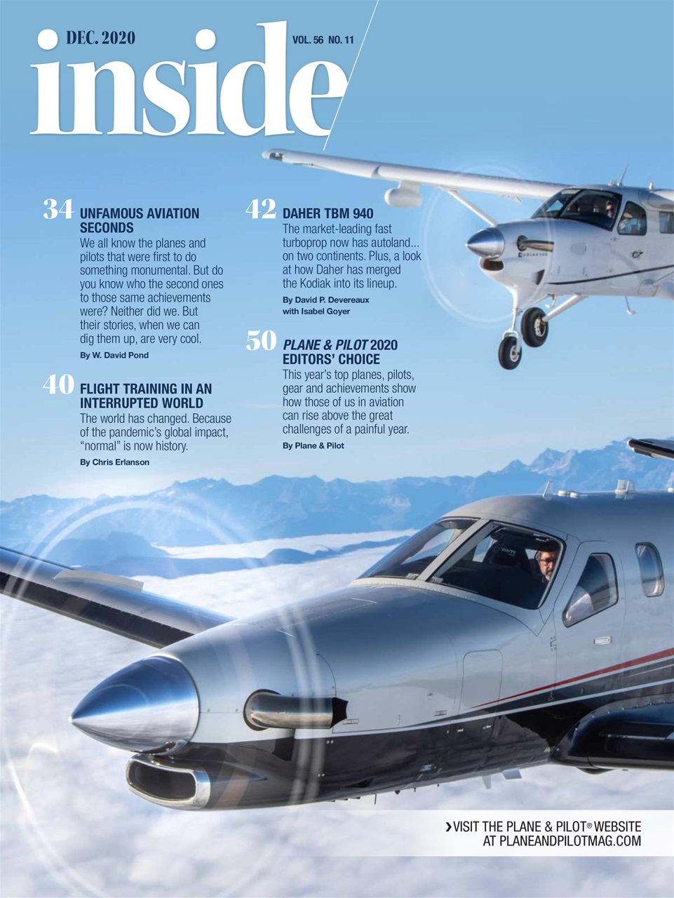 Plane & Pilot Preview Pages