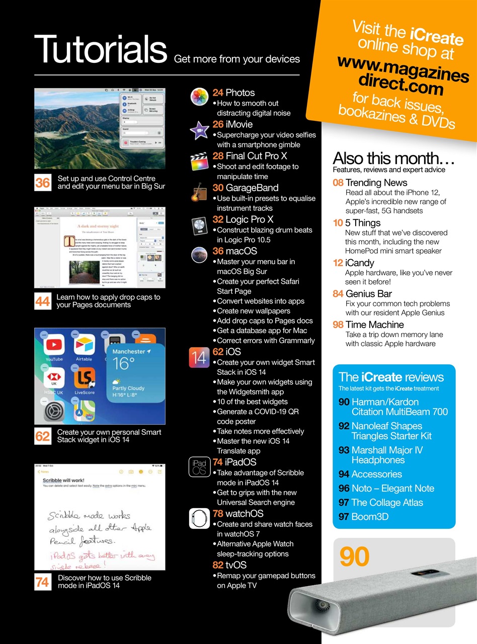 iCreate Preview Pages