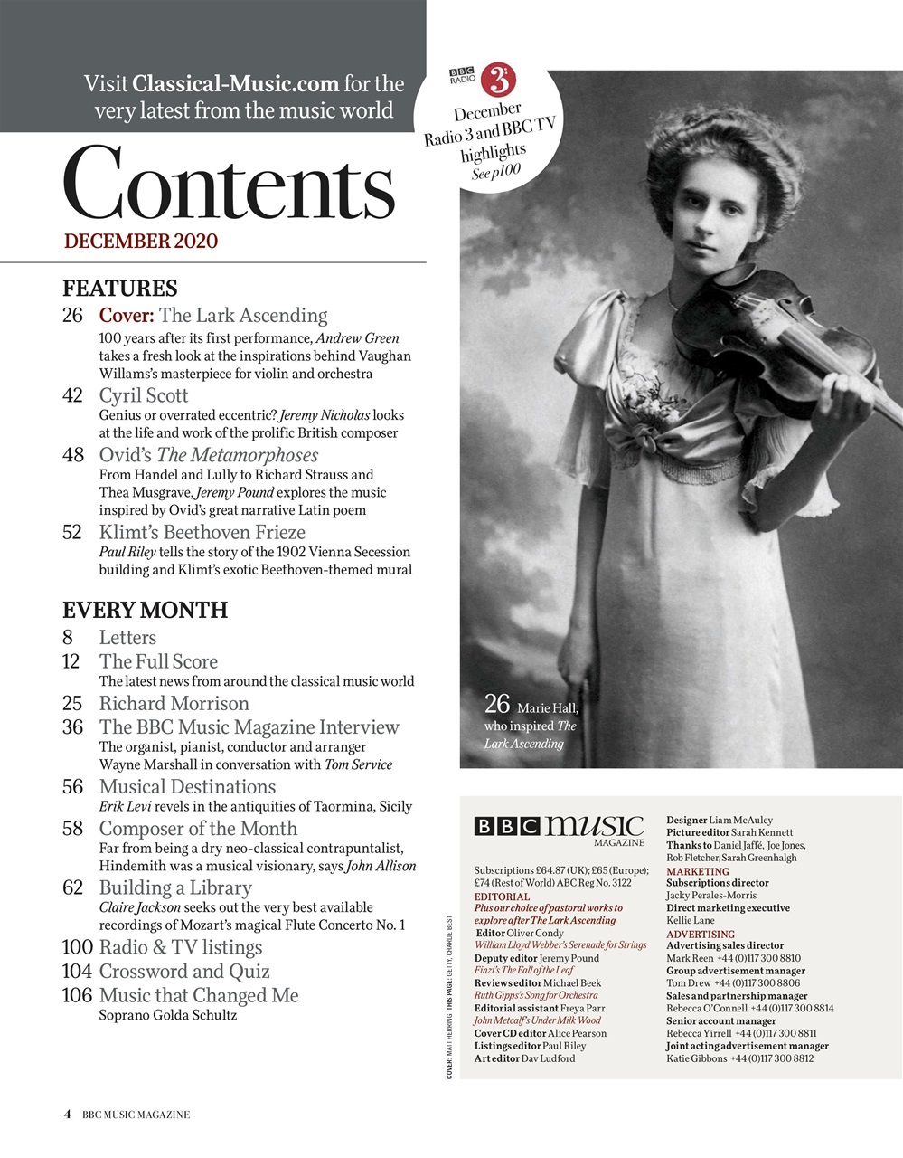 BBC Music Magazine Preview Pages