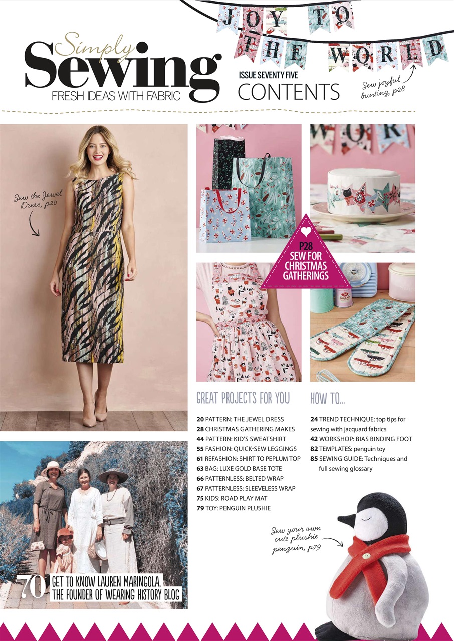 Simply Sewing Preview Pages