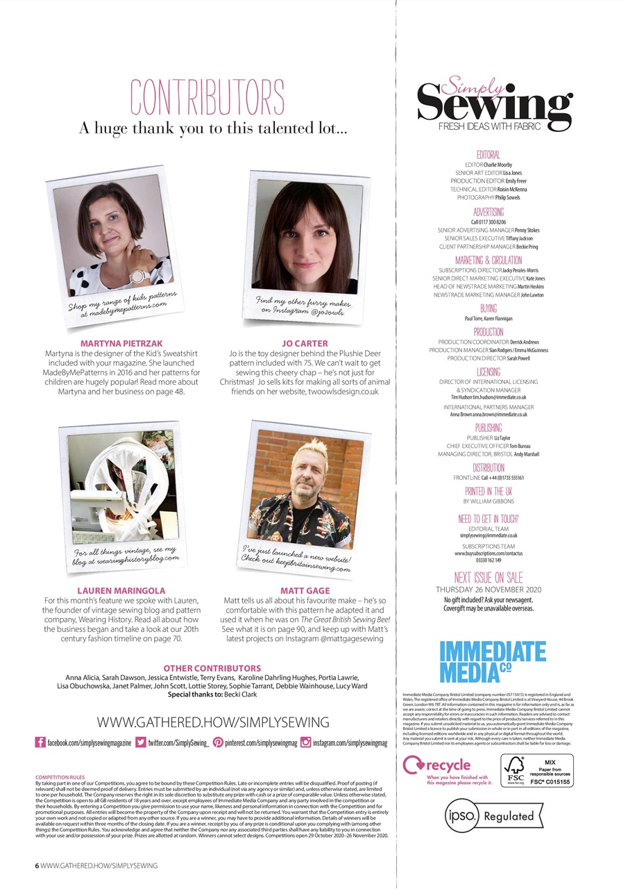 Simply Sewing Preview Pages