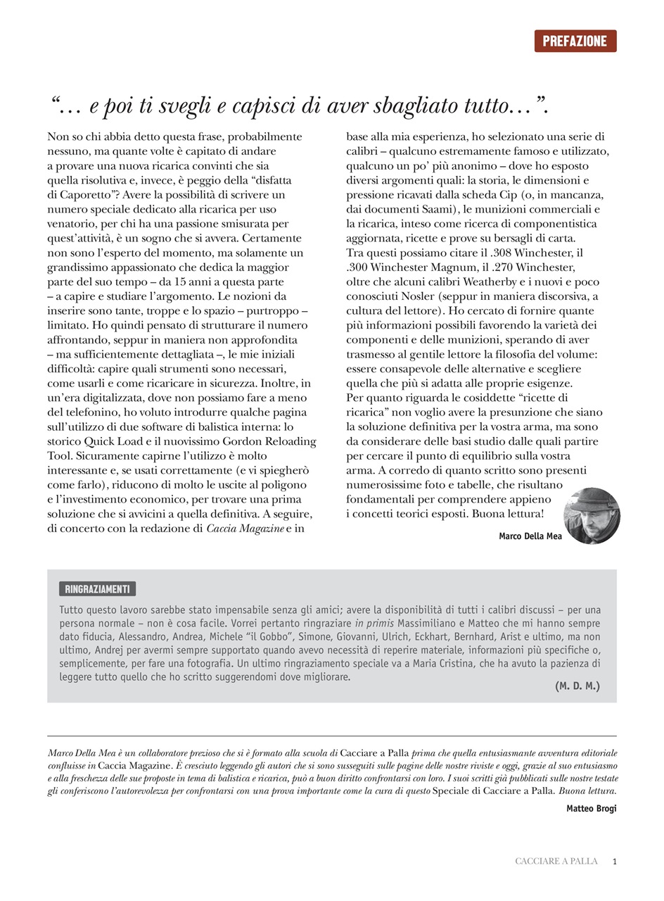 Caccia Magazine Preview Pages