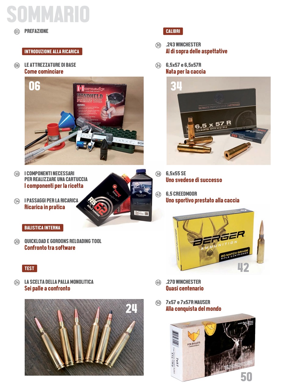 Caccia Magazine Preview Pages