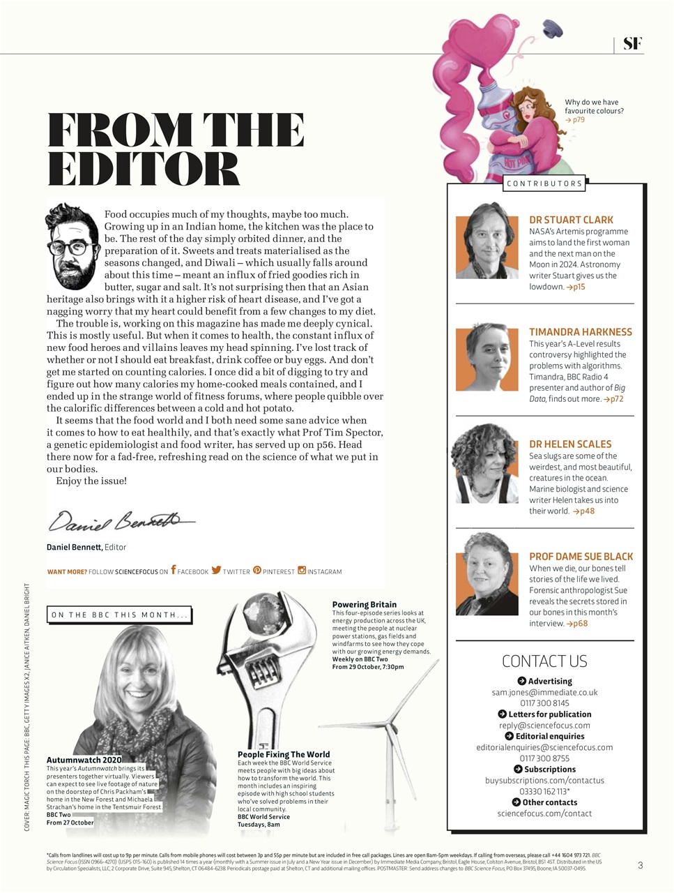 BBC Science Focus Magazine Preview Pages