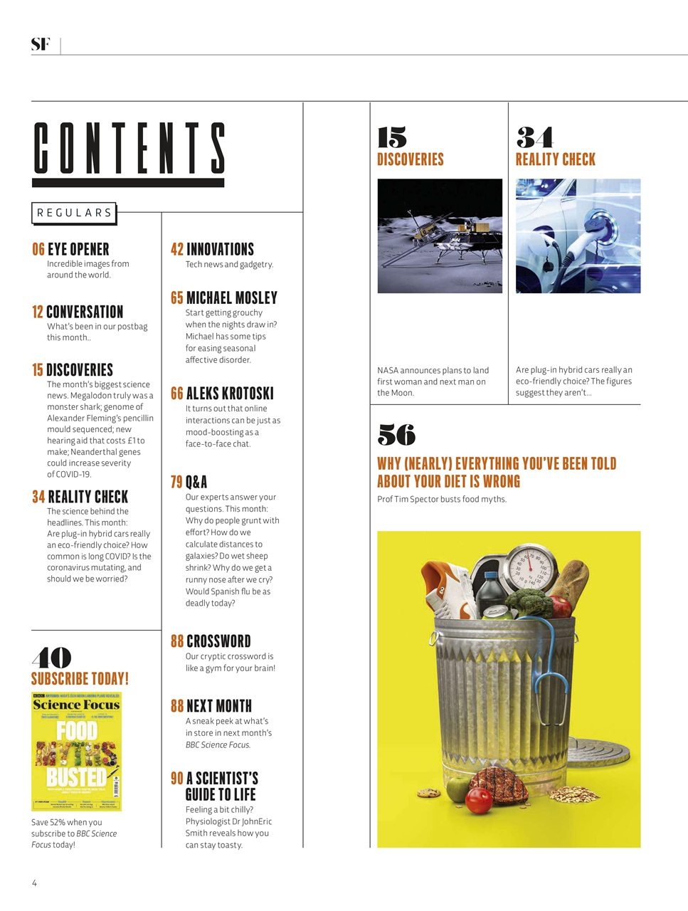 BBC Science Focus Magazine Preview Pages