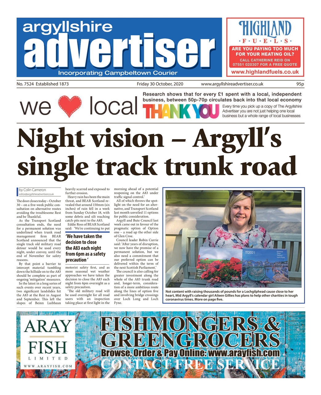 Argyllshire Advertiser Preview Pages