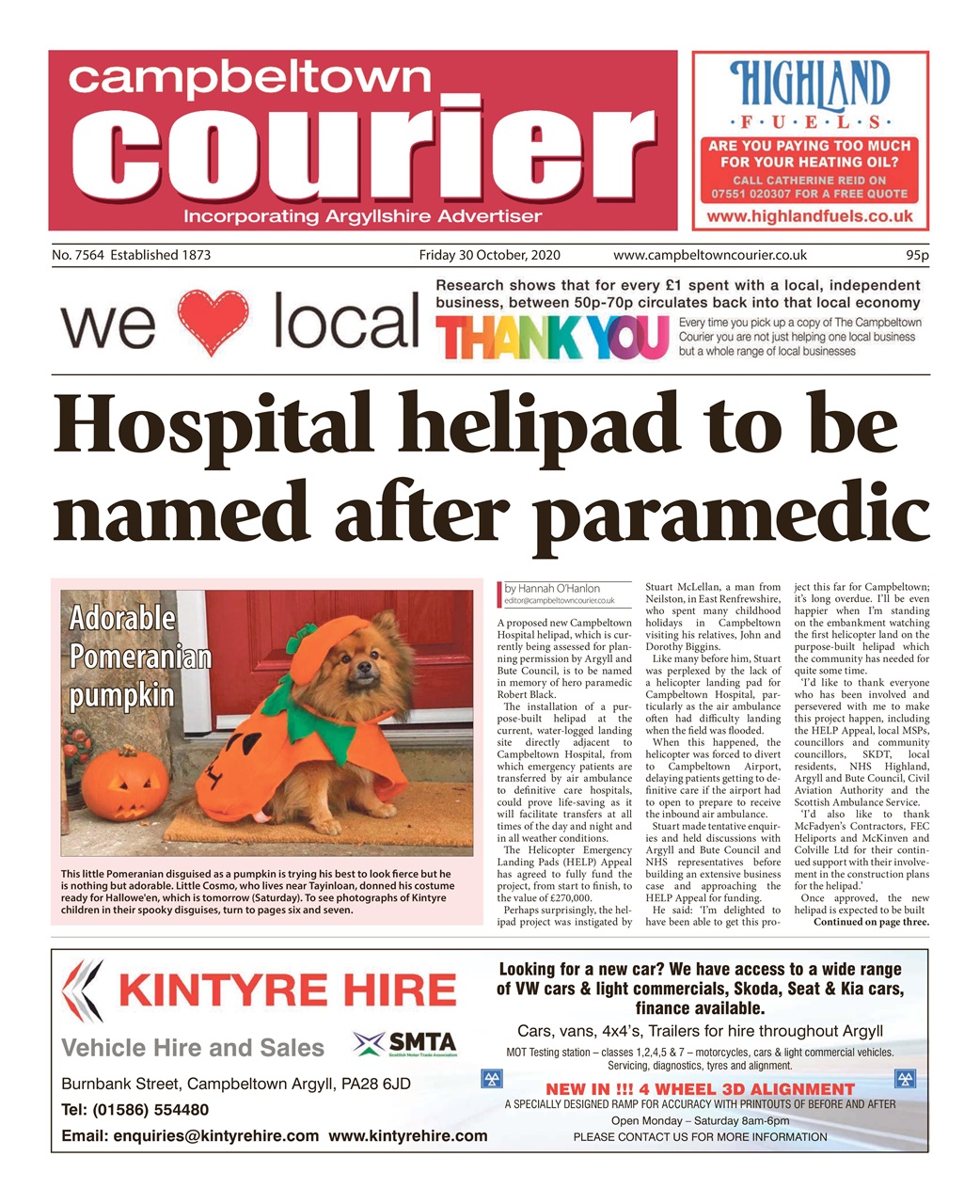 Campbeltown Courier Preview Pages