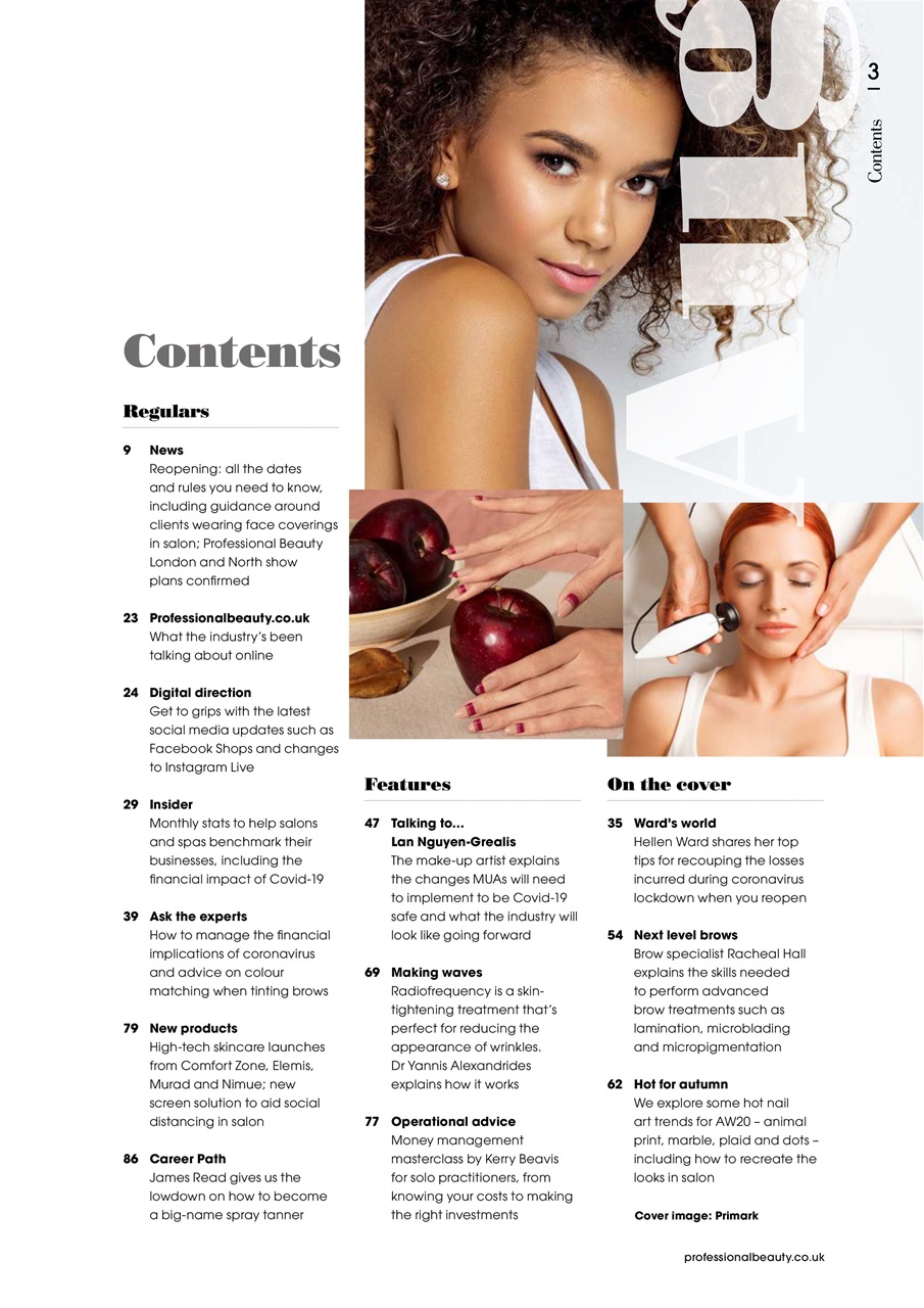 Professional Beauty Preview Pages