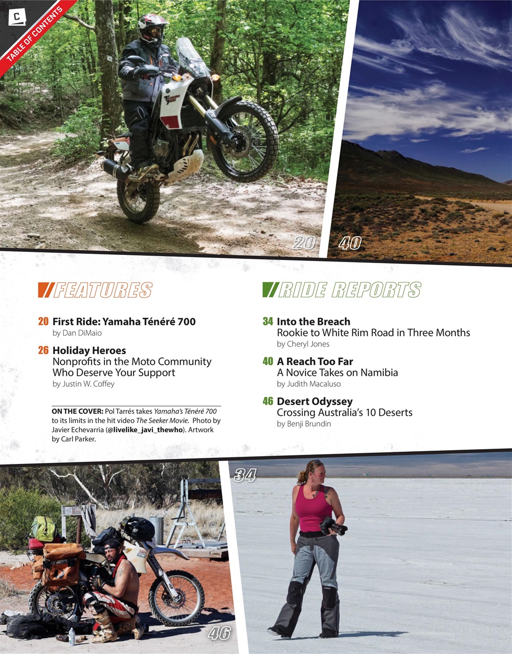Adventure Motorcycle Preview Pages