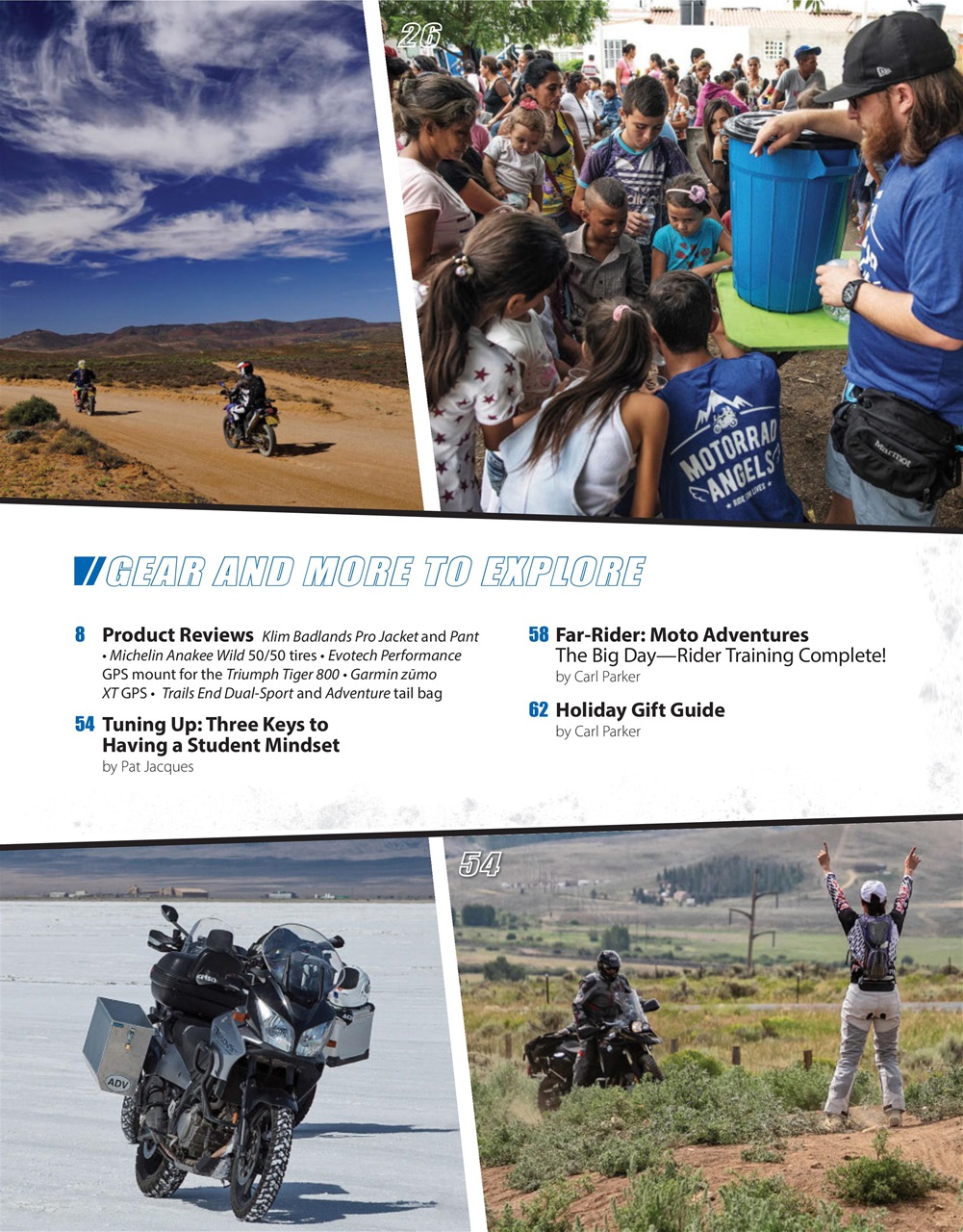 Adventure Motorcycle Preview Pages