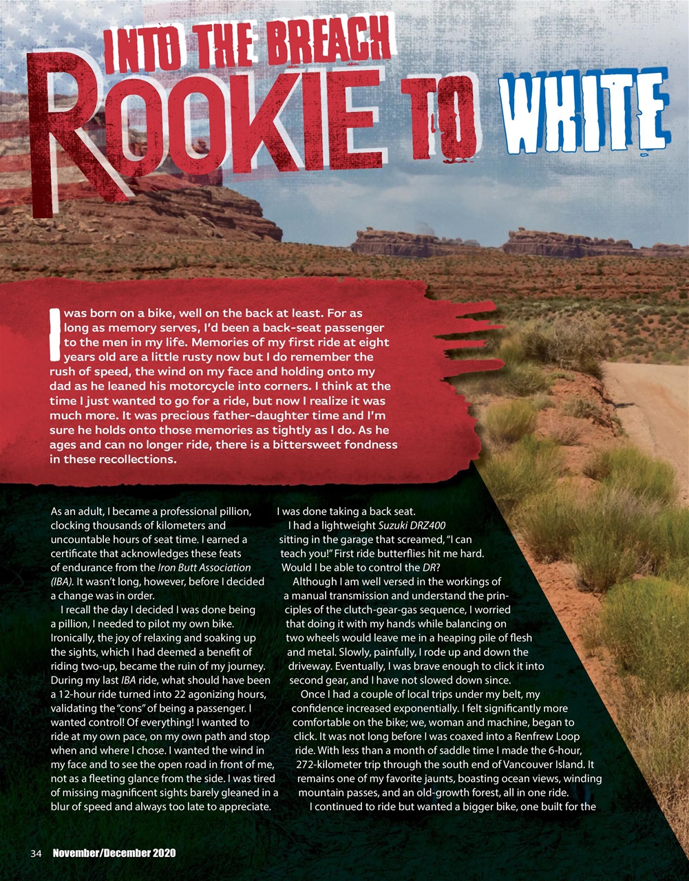 Adventure Motorcycle Preview Pages