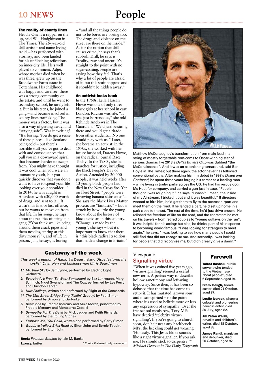 The Week Preview Pages