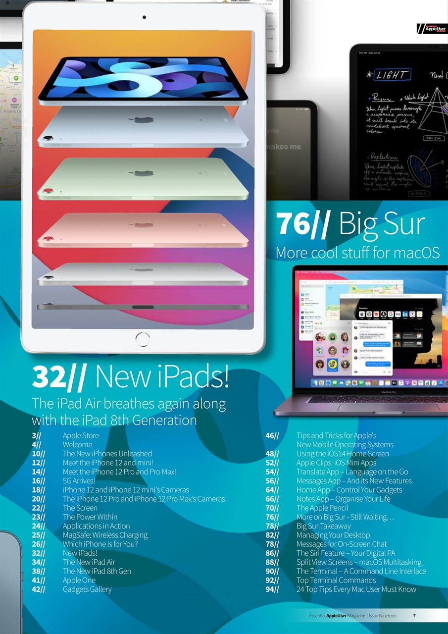 Essential Apple User Preview Pages