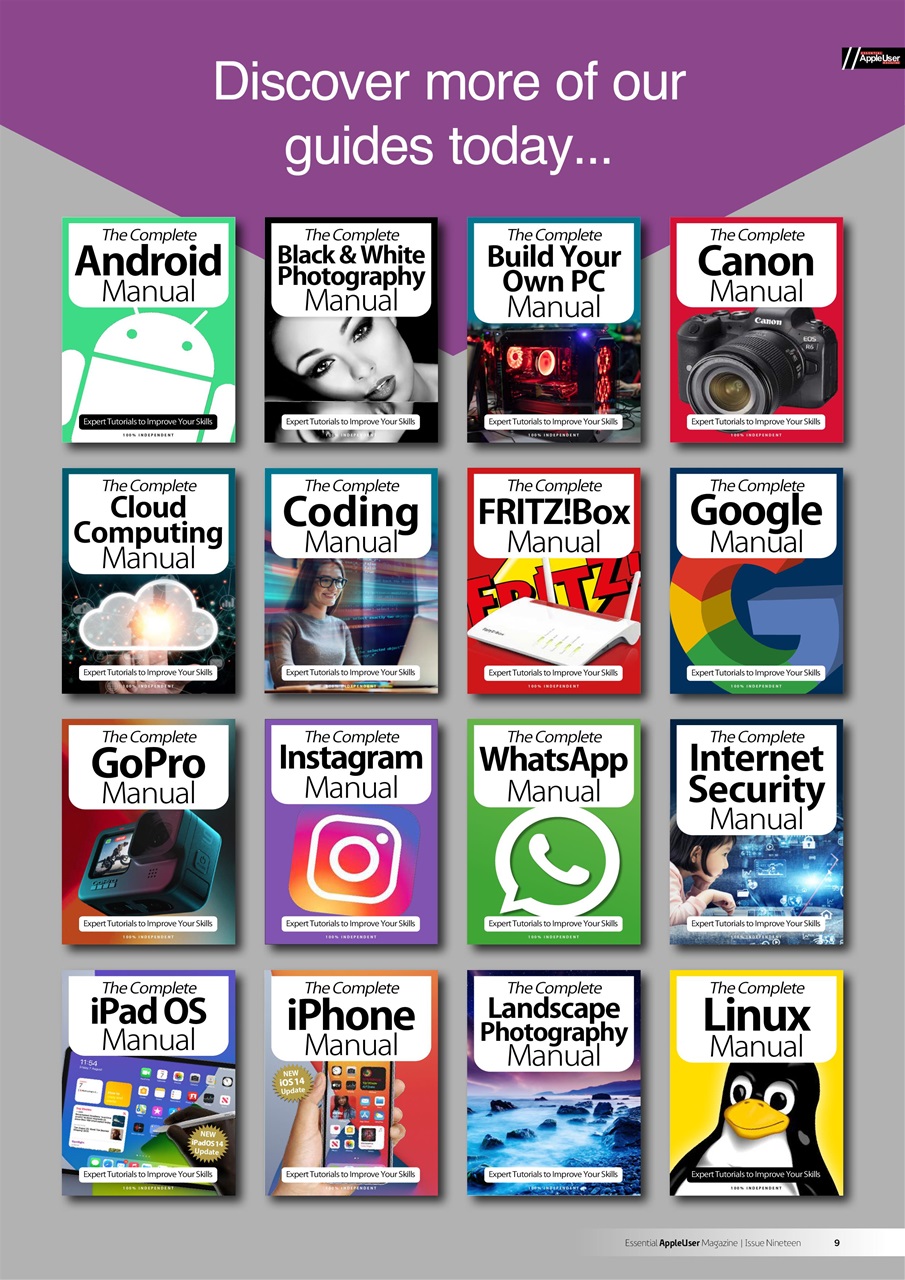 Essential Apple User Preview Pages