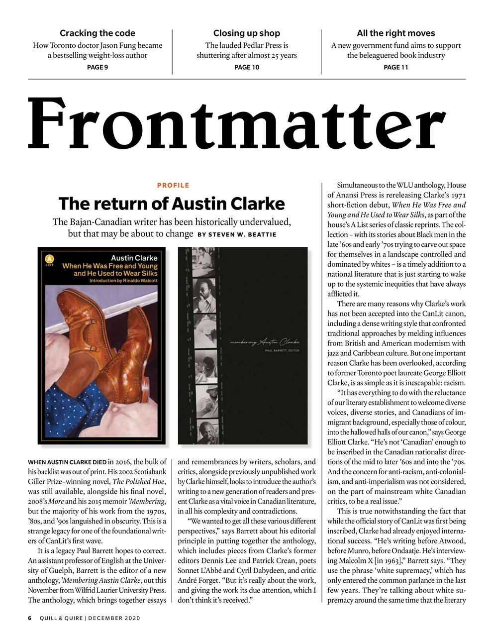 Quill & Quire Preview Pages