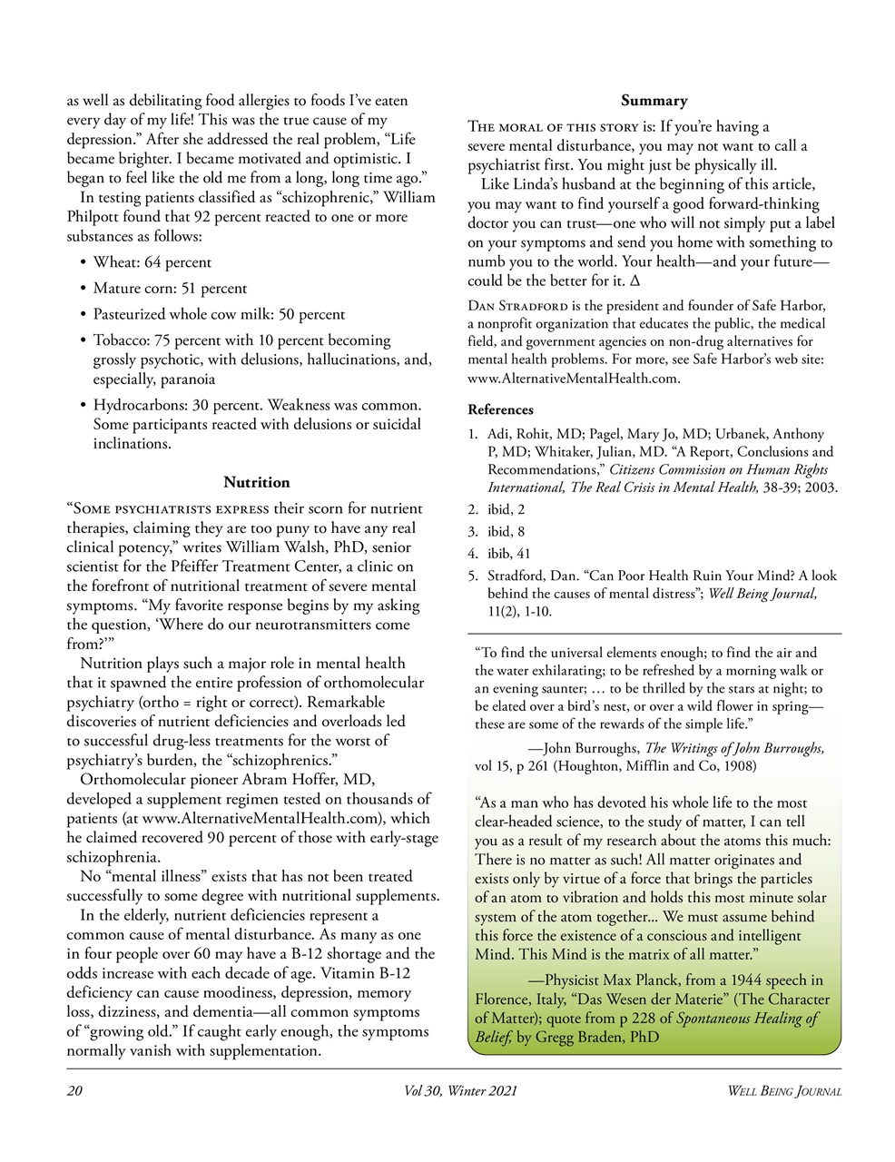 Well Being Journal Preview Pages