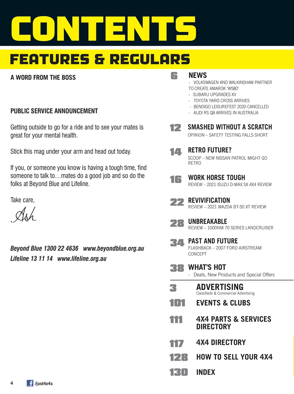 JUST 4X4S Preview Pages