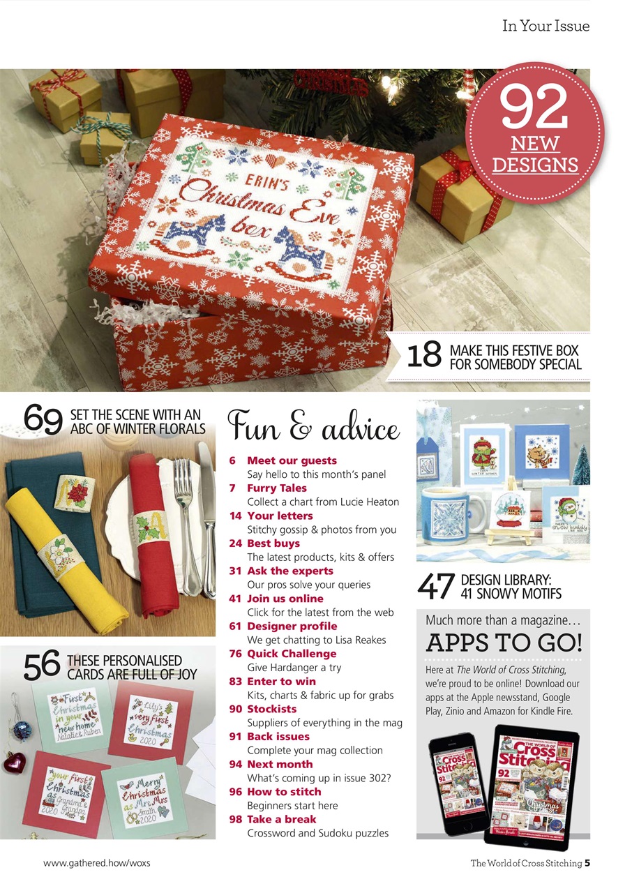 The World of Cross Stitching Preview Pages