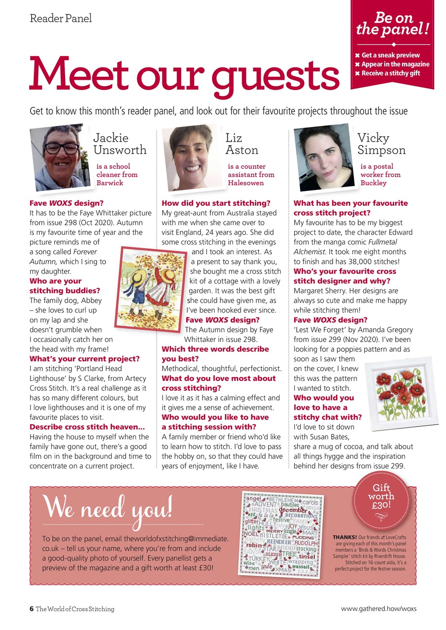 The World of Cross Stitching Preview Pages