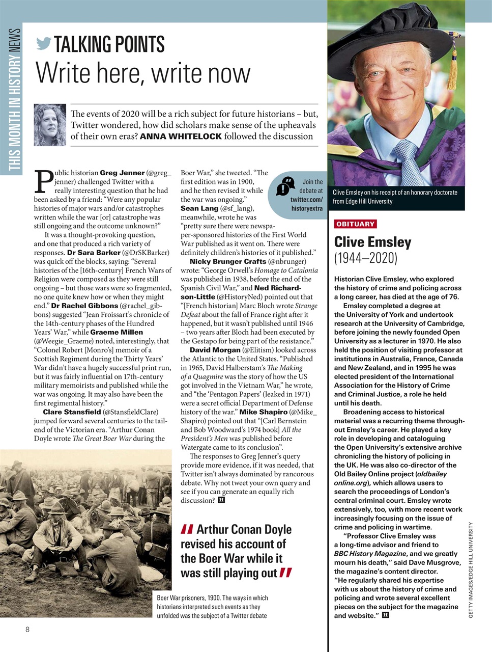 BBC History Magazine Preview Pages