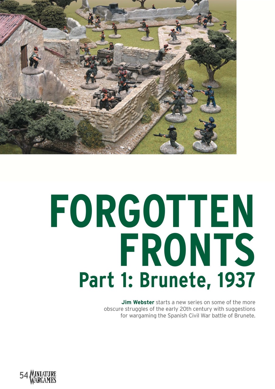 Miniature Wargames Preview Pages