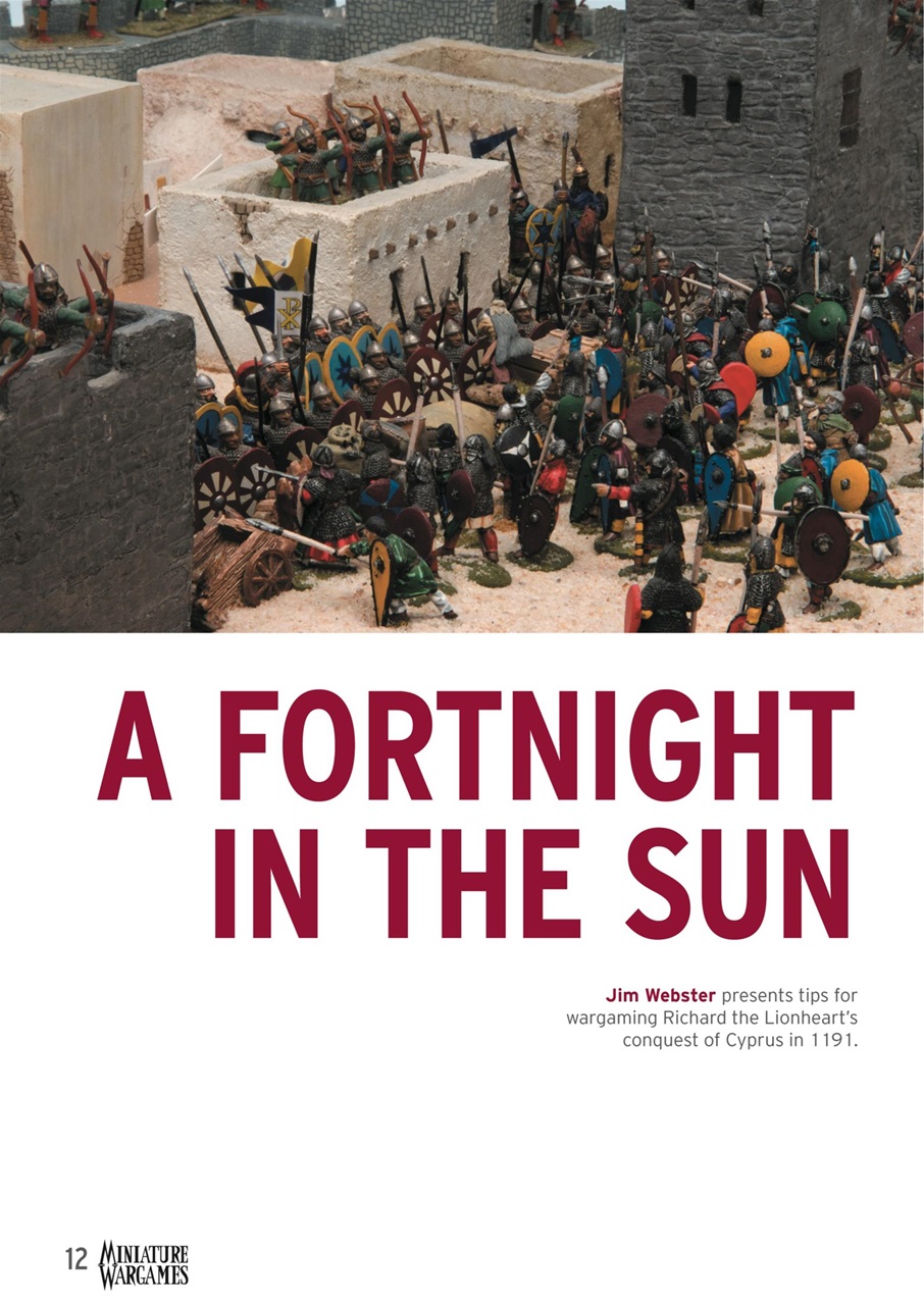 Miniature Wargames Preview Pages