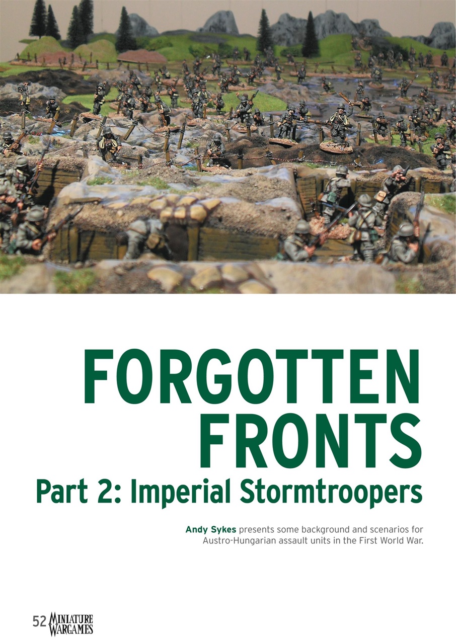 Miniature Wargames Preview Pages
