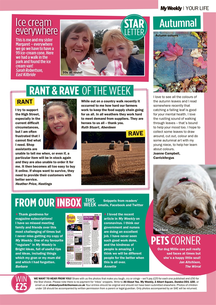 My Weekly Preview Pages