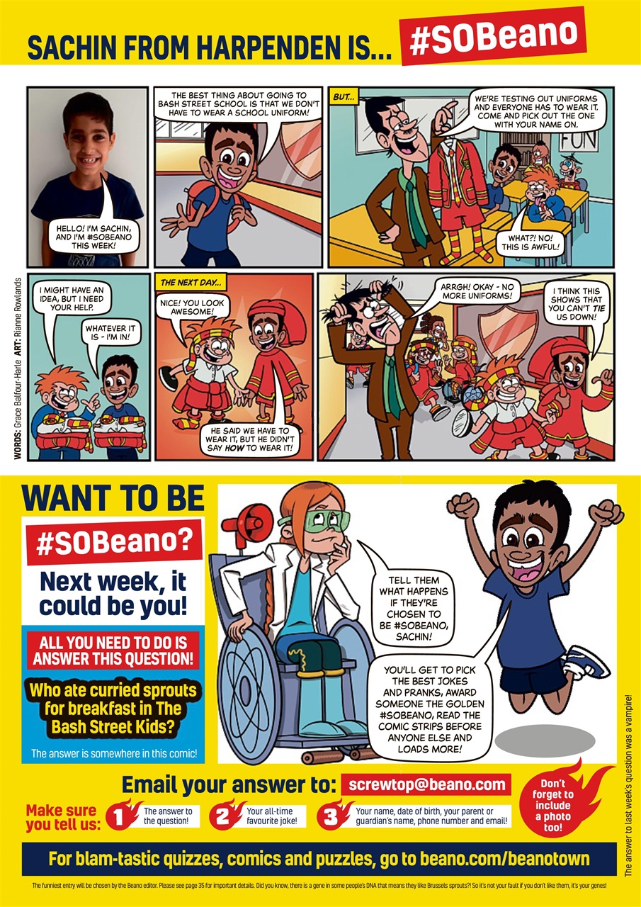 Beano Preview Pages