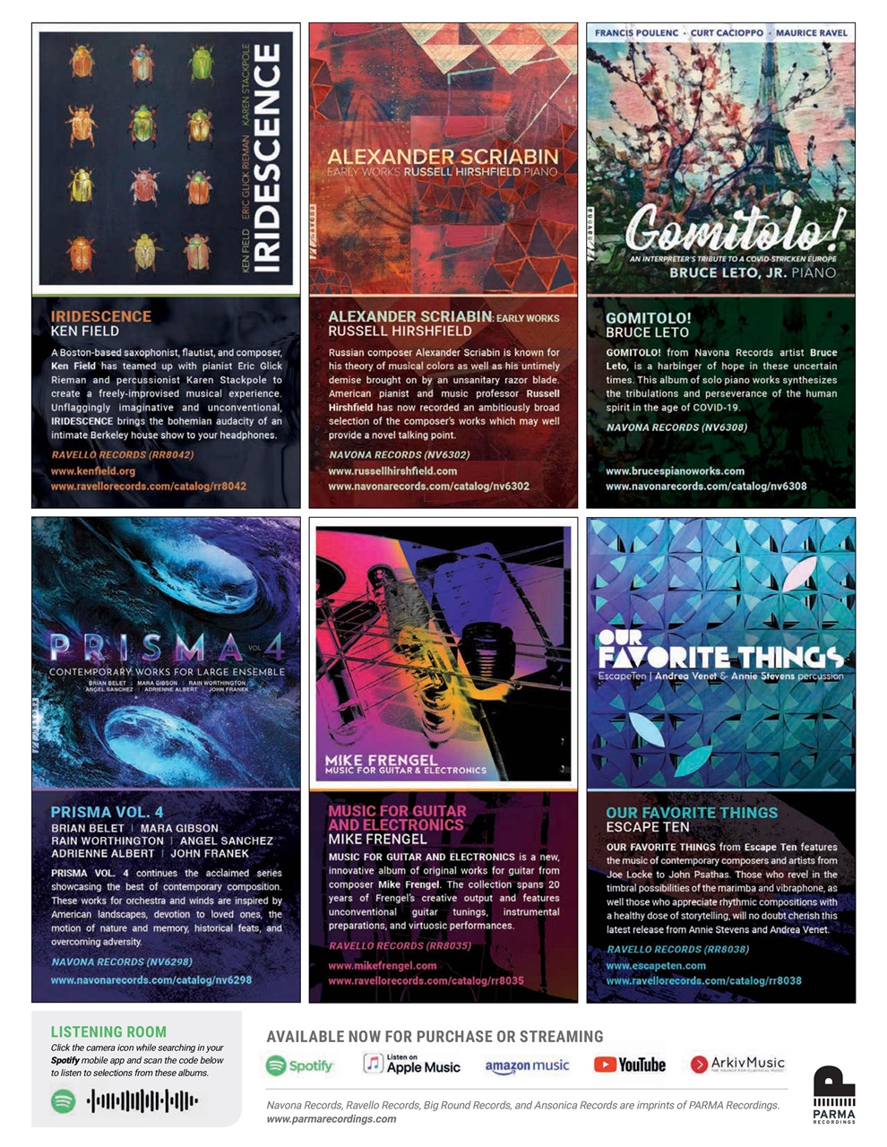 Gramophone Preview Pages