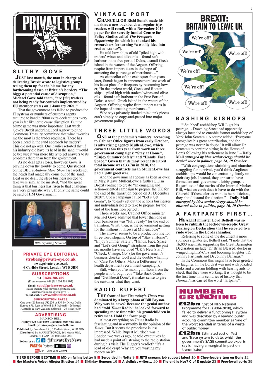 Private Eye Preview Pages