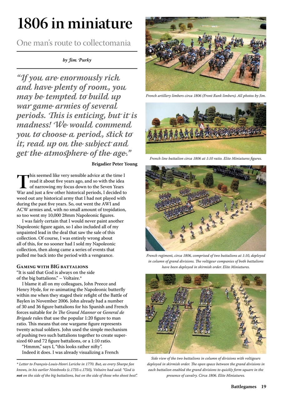 Miniature Wargames Preview Pages