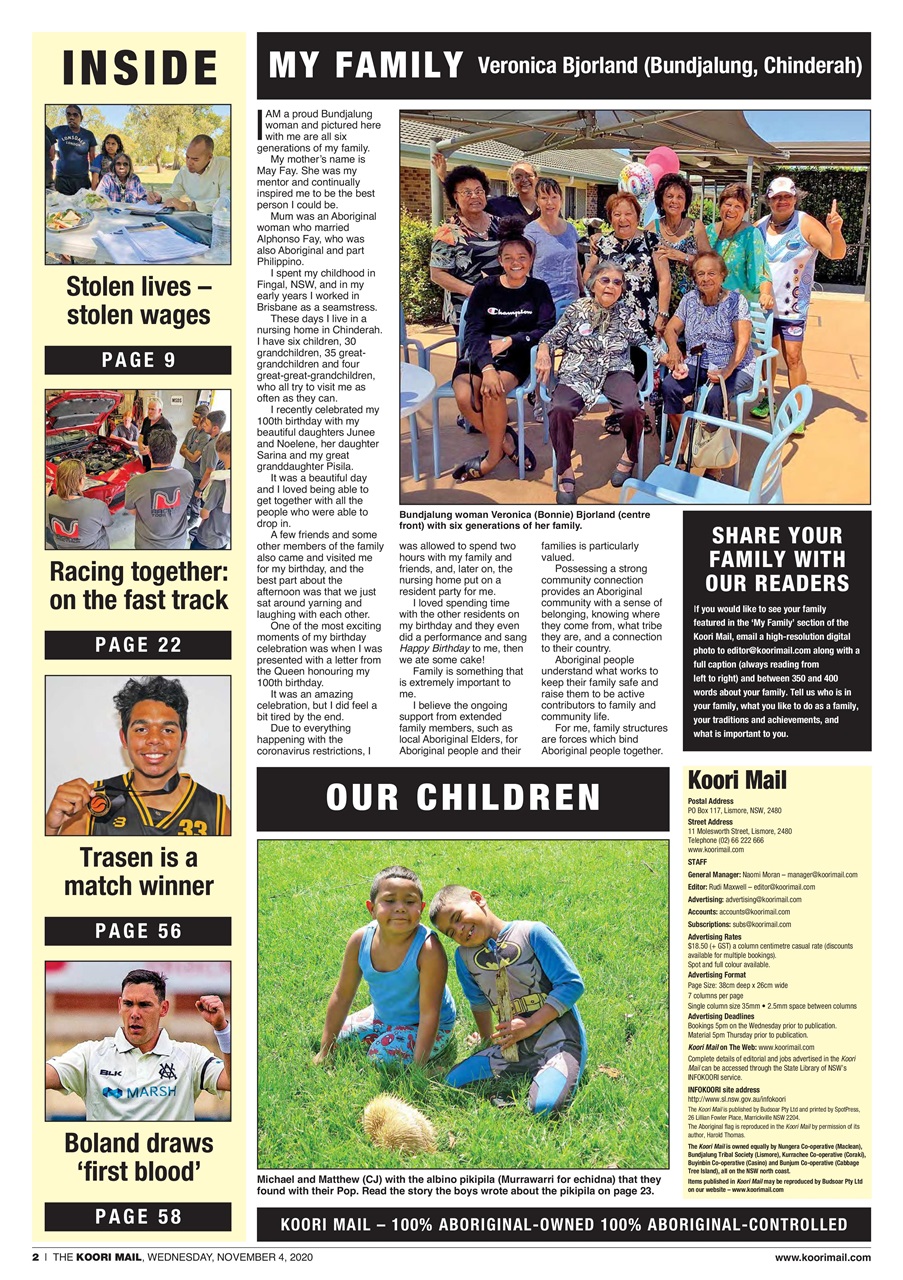 Koori Mail Preview Pages