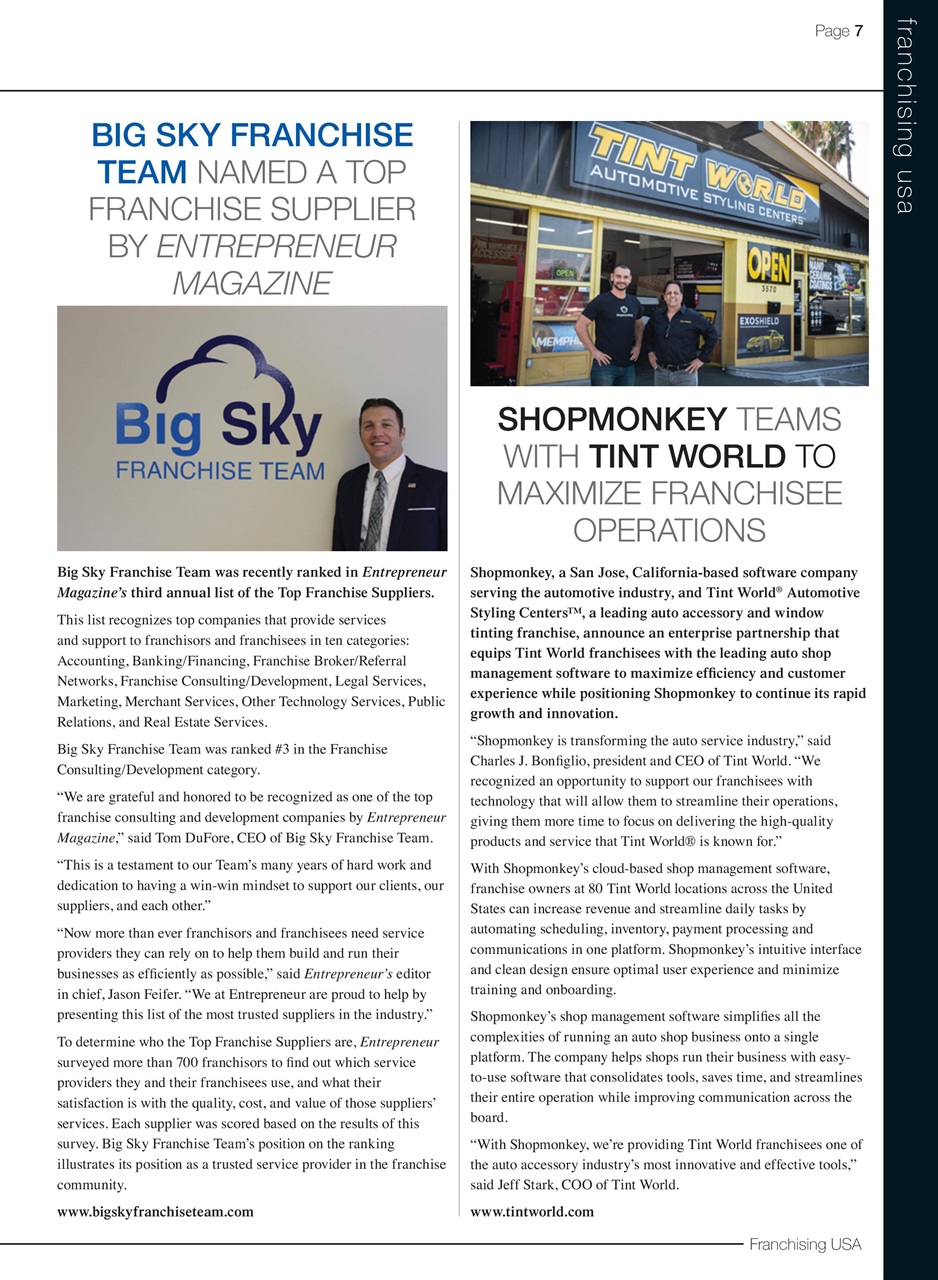 Franchising USA Preview Pages