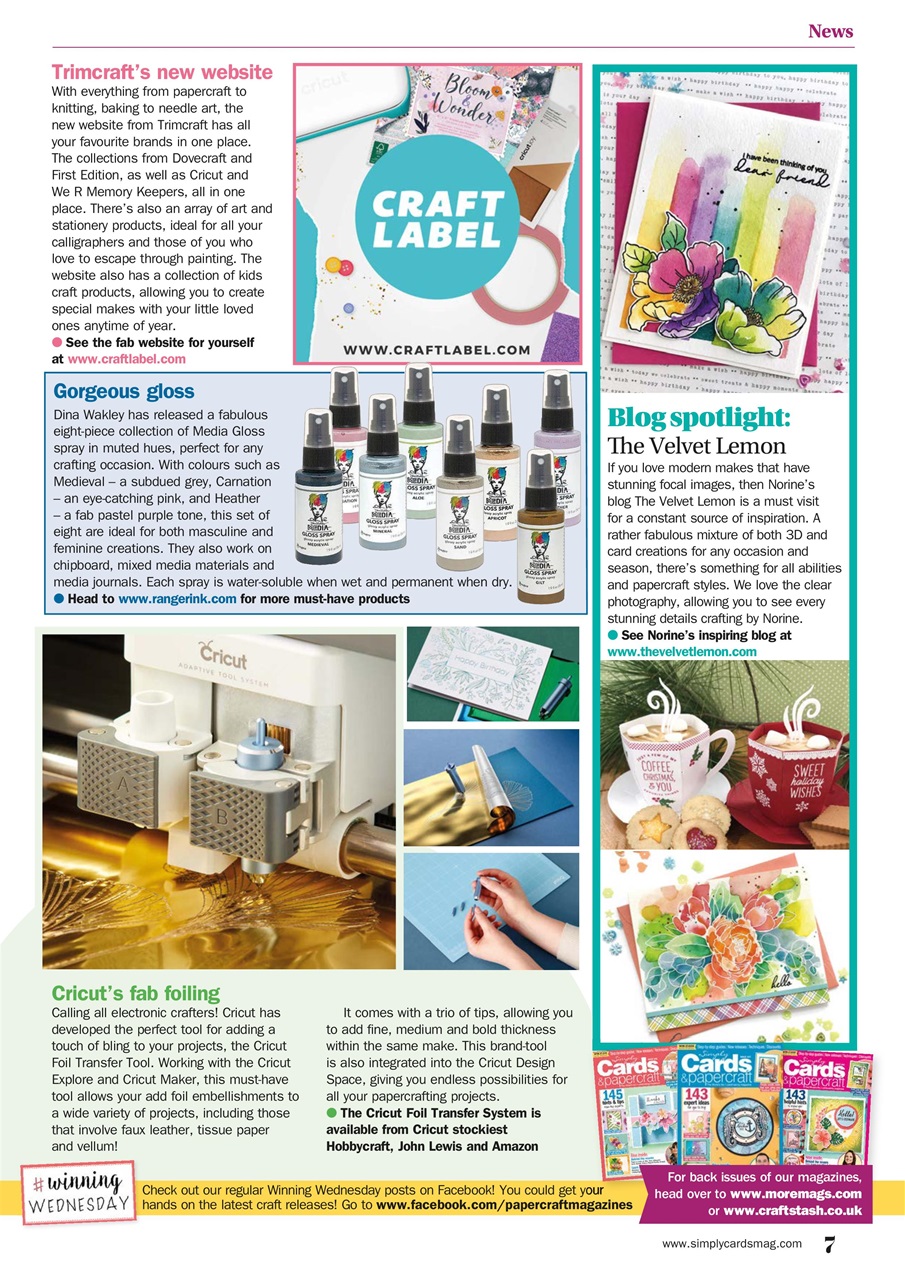 Simply Cards & Papercraft Preview Pages