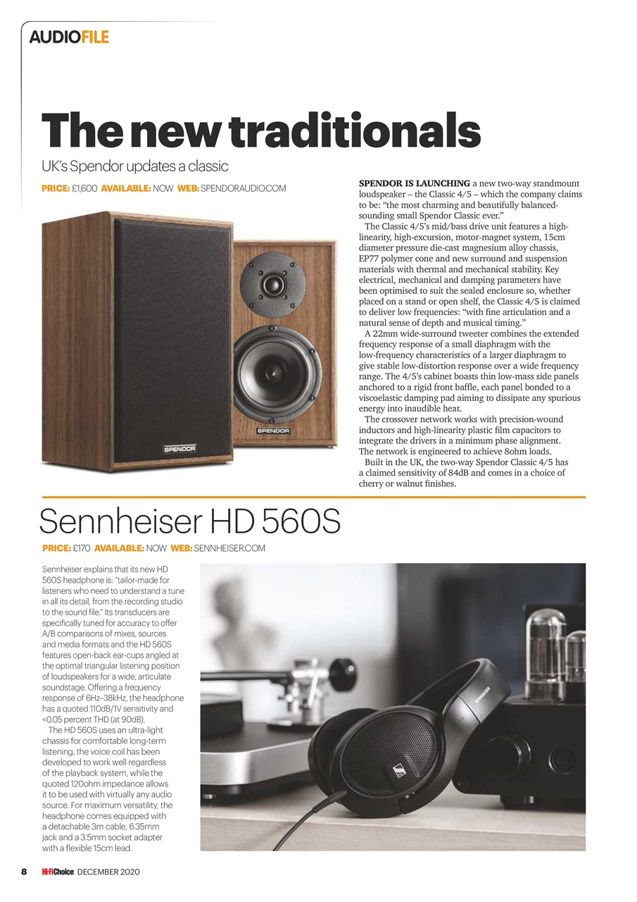 Hi-Fi Choice Preview Pages